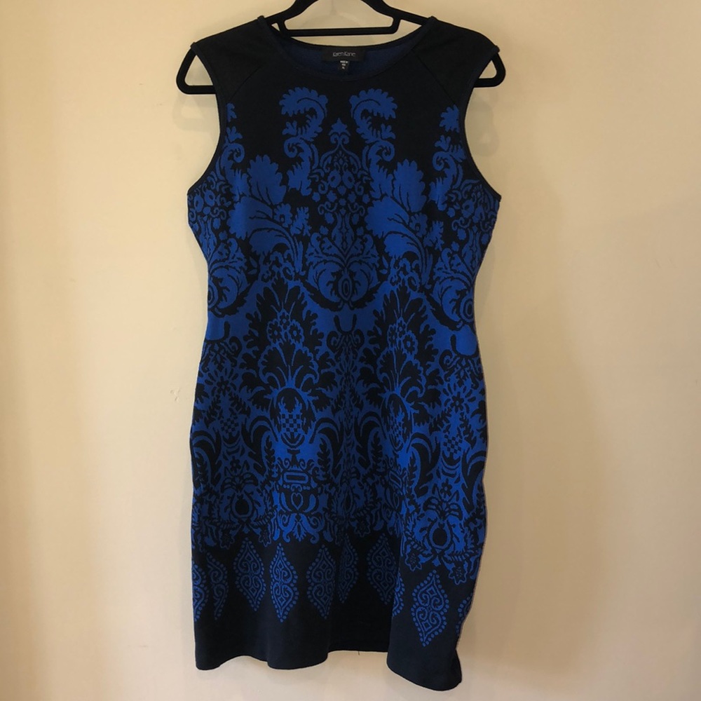 Karen Kane Dress - classy blue and black